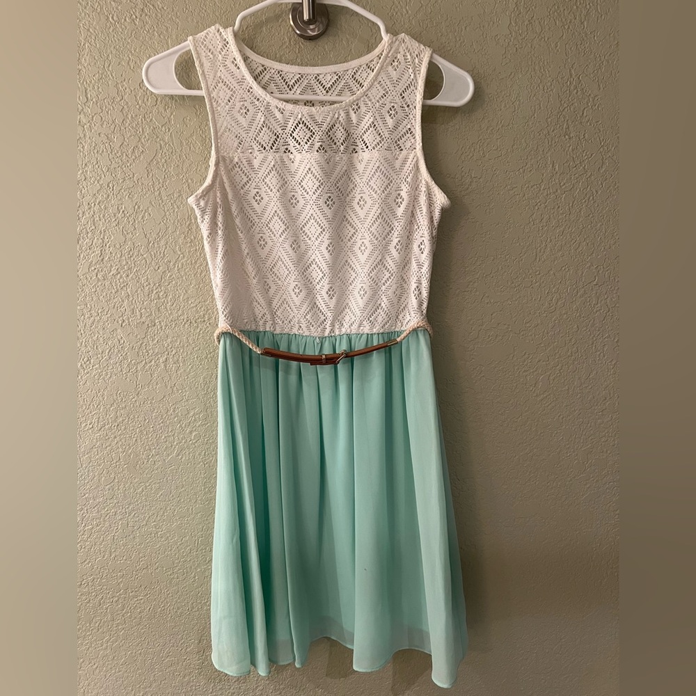 S I.N. San Francisco Mini Dress w/Detachable Belt & Open Back Detail